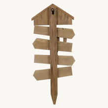 Load image into Gallery viewer, ORIGEN WOOD BEACH HUT SIGN