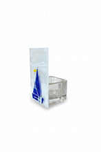 Load image into Gallery viewer, SMALL WHITE/BLUE SAILBOAT TEALIGHT HOLDER