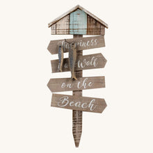 Load image into Gallery viewer, ORIGEN WOOD BEACH HUT SIGN
