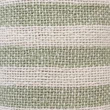 Load image into Gallery viewer, GISELA GRAHAM GREEN WOVEN STAB STITCH THROW
