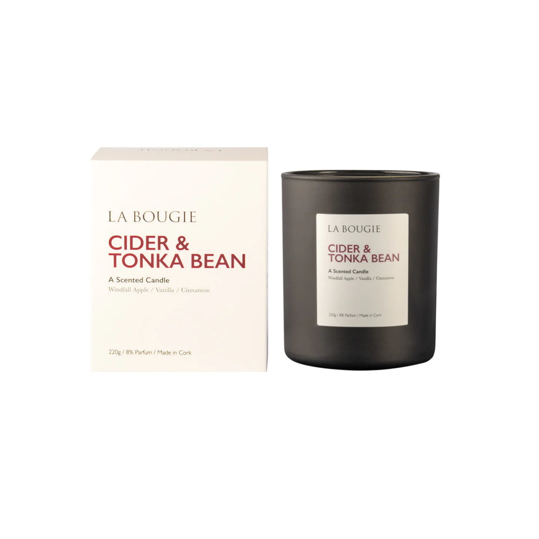 LA BOUGIE CIDER & TONIKA BEAN CANDLE