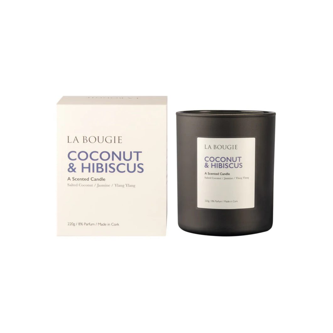 LA BOUGIE COCONUT & HIBISCUS CANDLE